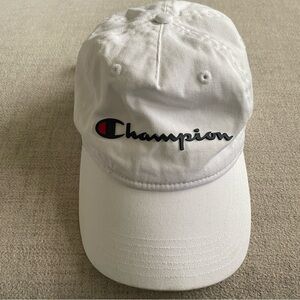 Champion White Logo Cap